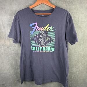 Fender California navy graphic tee #guitar #rock